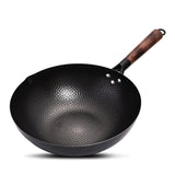 Iron Wok High Quality Traditional Cookware Iron Wok Non-stick Pan Non-coating Pan Kitchen Cookware