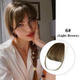 Air Bangs Human Hair Clip