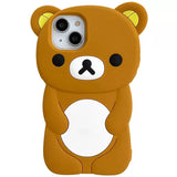 Rilakkuma Bear Silicone iPhone Soft Case