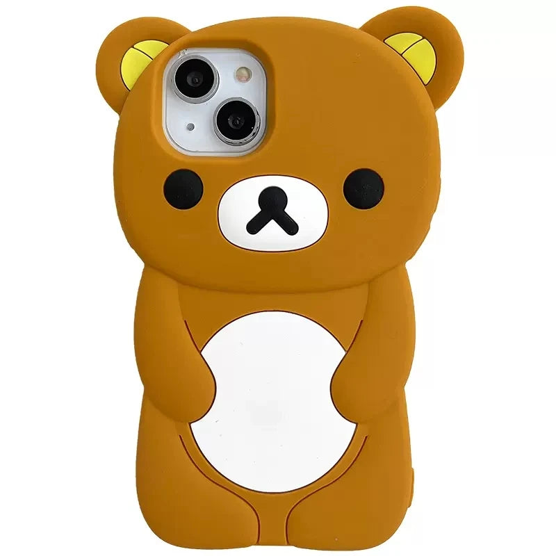 Rilakkuma Bear Silicone iPhone Soft Case