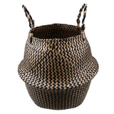 Foldable Wicker Basket Planter