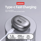 Lenovo-auriculares inalámbricos LP5, audífonos de música HiFi con micrófono, deportivos, resistentes al agua, 100% originales, novedad de 2022