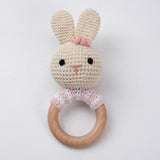 Newborn Baby Rattles Cute Cartoon Animal Rabbit