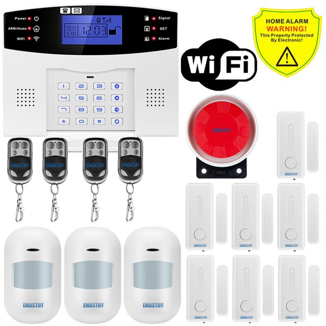 Intercom Remote Control Autodial Siren Sensor Kit