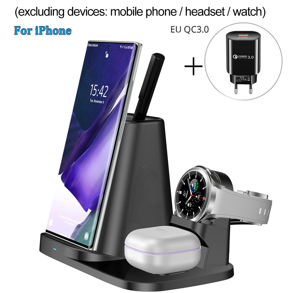 3 in 1 Wireless Charger Stand For iPhone