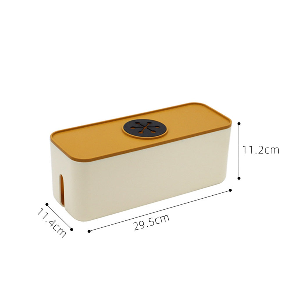 Cable Storage Box Power Strip Wire Case