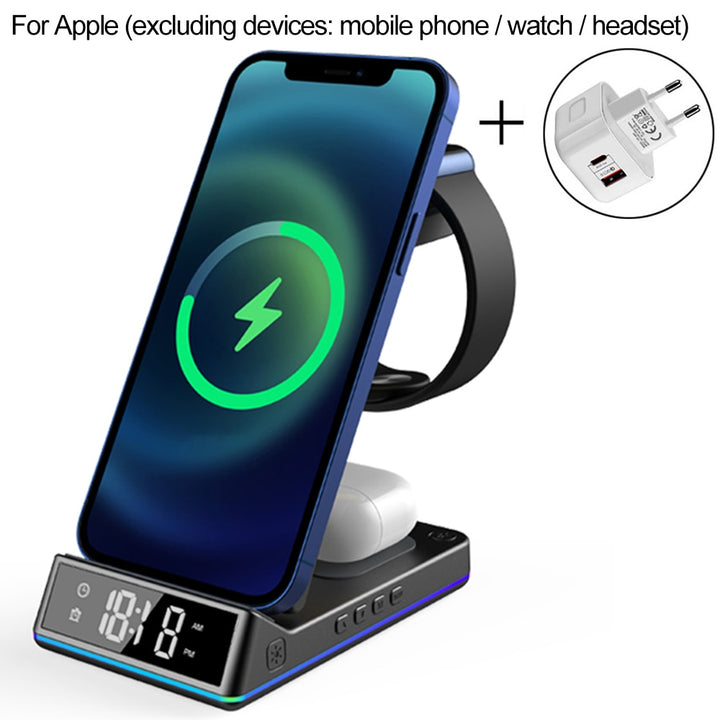 3 in 1 Wireless Charger Stand For iPhone
