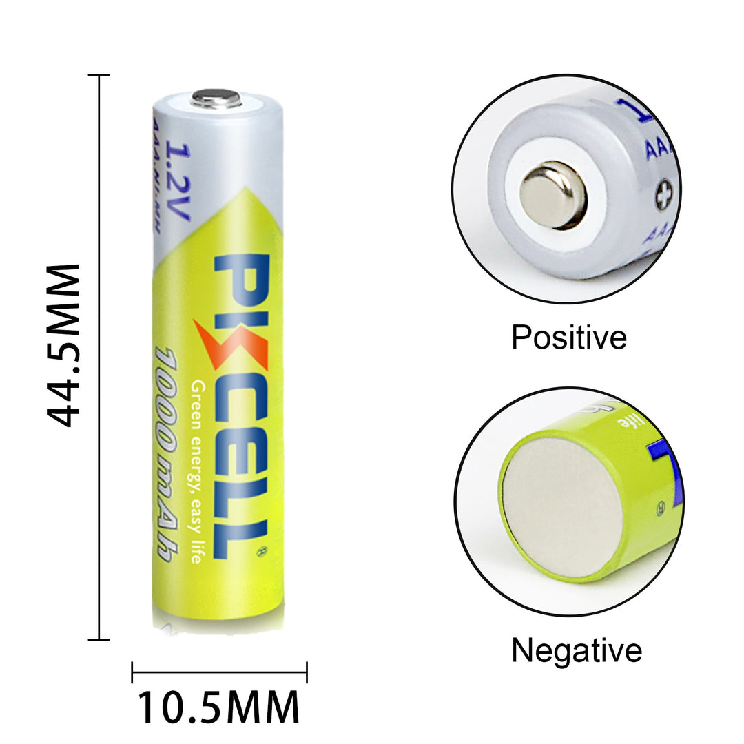1.2V Ni-MH AAA Rechargeable Batteries
