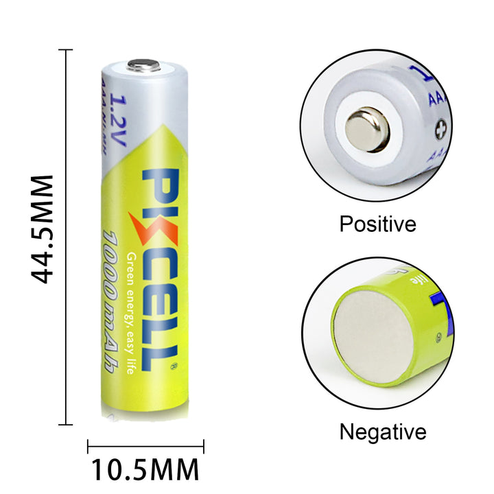1.2V Ni-MH AAA Rechargeable Batteries