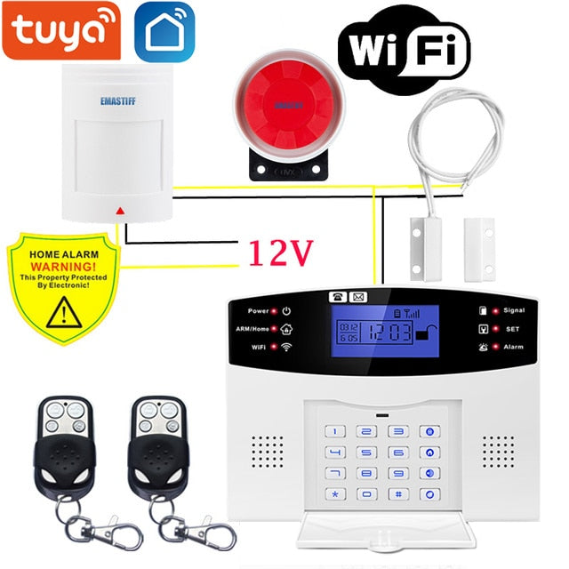 Intercom Remote Control Autodial Siren Sensor Kit