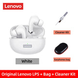 Lenovo-auriculares inalámbricos LP5, audífonos de música HiFi con micrófono, deportivos, resistentes al agua, 100% originales, novedad de 2022