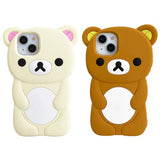 Rilakkuma Bear Silicone iPhone Soft Case