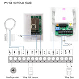 Intercom Remote Control Autodial Siren Sensor Kit