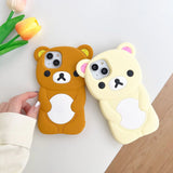 Rilakkuma Bear Silicone iPhone Soft Case