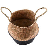 Foldable Wicker Basket Planter