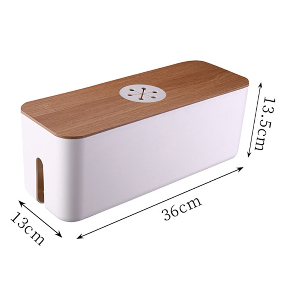 Cable Storage Box Power Strip Wire Case