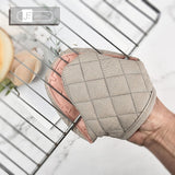 Gants isolants en coton et silicone pour four à micro-ondes, accessoire de cuisine, non ald, épais