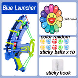 Montessori Throw Sport Slingshot Target Sticky Ball Dartboard