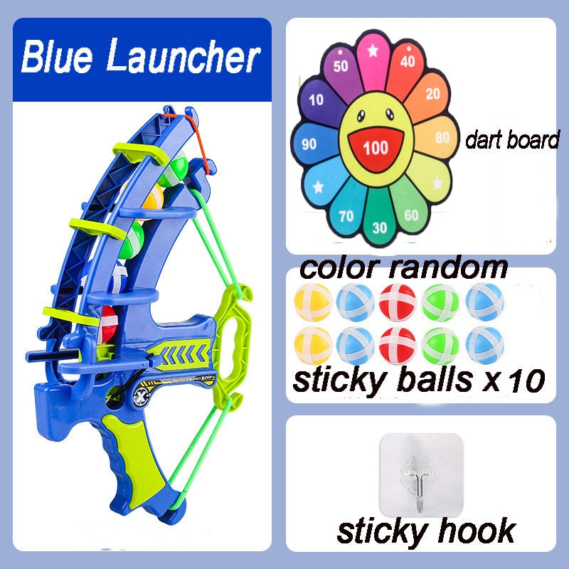 Montessori Throw Sport Slingshot Target Sticky Ball Dartboard