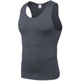 Men Compression Running Vest Shirt