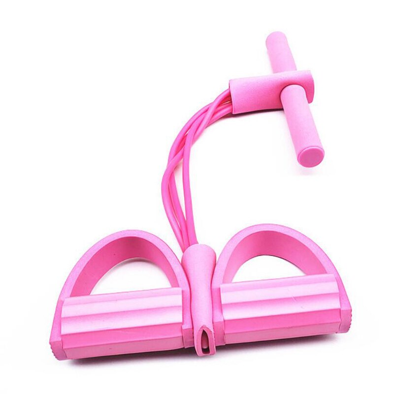 Resistance Bands 4 tube pedal fitness rope Latex Pedal Exerciser Sit-up Pull Rope Expander Elastic Bands Yoga equipment