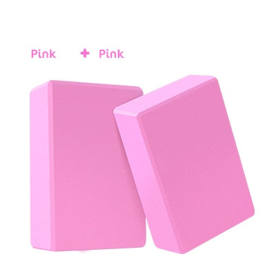 Yoga Blocks Pilates Cubes Bricks Bolster Pillow Cubes Sport Yoga Supplies Workout Home Exercise Bodybuilding Equipment EVA