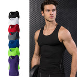 Men Compression Running Vest Shirt