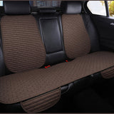 Car seat cover front/rear flax seat