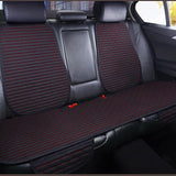 Car seat cover front/rear flax seat