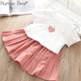 Humor Bear Baby Girl Clothes Fashion Clothing Sets