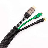 Dropship 1/5/10/50/M Black Insulated Braid Sleeving 4/6/8/10/12/14/20/25mm Tight PET Wire Cable Gland Protection Cable Sleeve