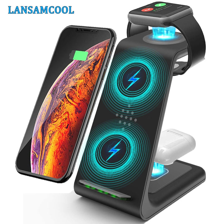 3 in 1 Wireless Charger Stand For iPhone