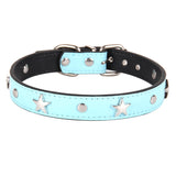 S/M/L Star Studded Pet Dog Collar Leather Puppy Collars for Small Medium Dogs Cat Neck Strap Pet Supplies Chihuahua Collars