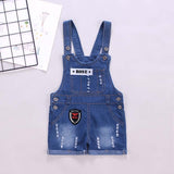 IENENS Fashion Classic Girl Boys Shorts Overalls Summer Baby Girls Boy Jeans Dungarees Child Kids Boy Denim Trousers Pants 3-5Y