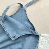 Spring Kids Boy Girl Cowboy Braces Rompers