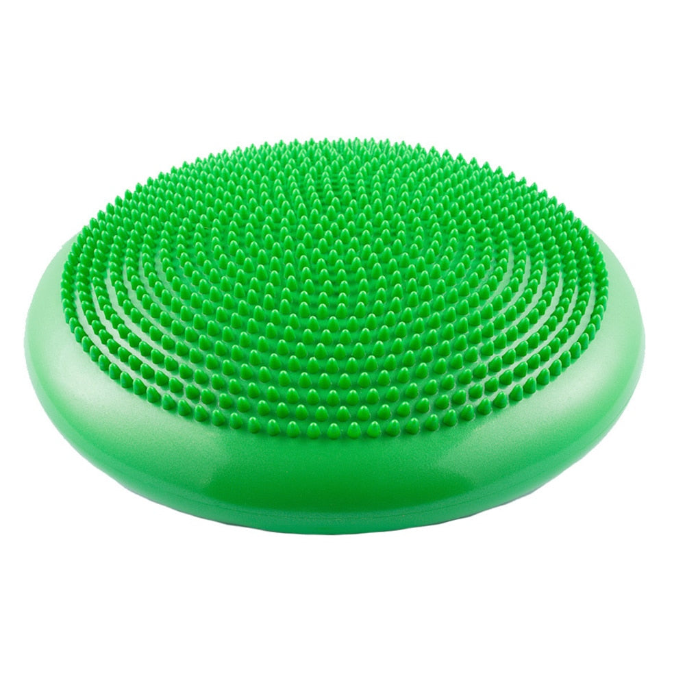 Yoga Balls Massage Pad Inflatable Stability Wobble Balance Disc Cushion Mat Fitness Exercise Training ball