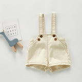 Spring Kids Boy Girl Cowboy Braces Rompers