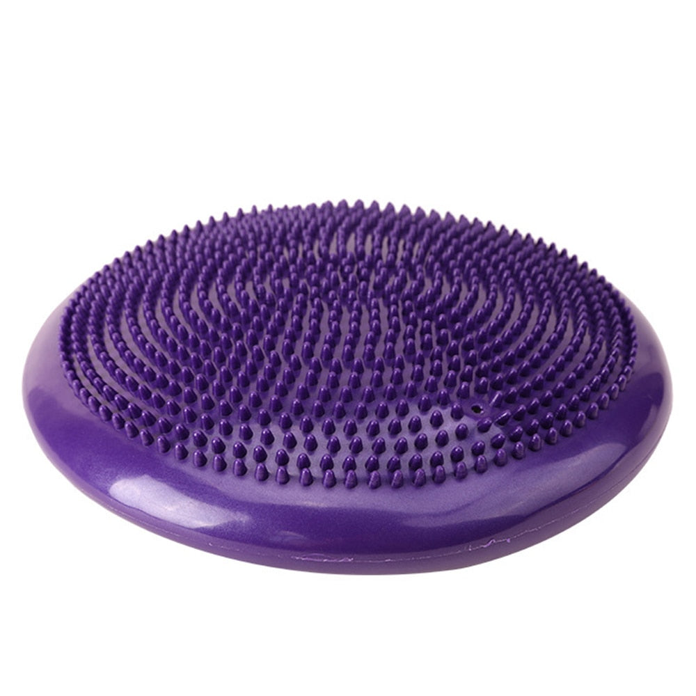 Yoga Balls Massage Pad Inflatable Stability Wobble Balance Disc Cushion Mat Fitness Exercise Training ball