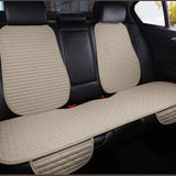 Car seat cover front/rear flax seat