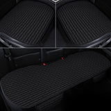 Car seat cover front/rear flax seat