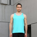 Men Running Vest Summer Mesh Tank Top