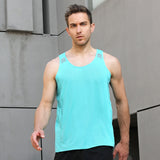 Men Running Vest Summer Mesh Tank Top