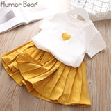 Humor Bear Baby Girl Clothes Fashion Clothing Sets
