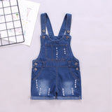 IENENS Fashion Classic Girl Boys Shorts Overalls Summer Baby Girls Boy Jeans Dungarees Child Kids Boy Denim Trousers Pants 3-5Y