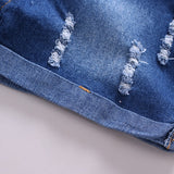 IENENS Fashion Classic Girl Boys Shorts Overalls Summer Baby Girls Boy Jeans Dungarees Child Kids Boy Denim Trousers Pants 3-5Y