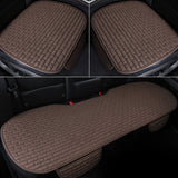 Car seat cover front/rear flax seat