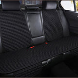 Car seat cover front/rear flax seat