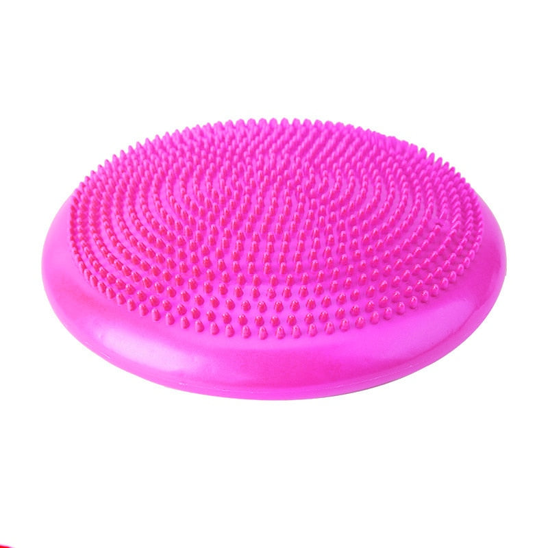 Yoga Balls Massage Pad Inflatable Stability Wobble Balance Disc Cushion Mat Fitness Exercise Training ball