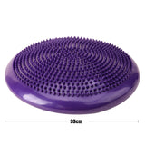 Yoga Balls Massage Pad Inflatable Stability Wobble Balance Disc Cushion Mat Fitness Exercise Training ball