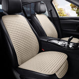 Car seat cover front/rear flax seat